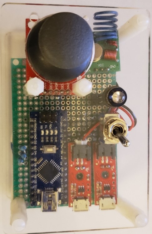 prototype of wireless remote